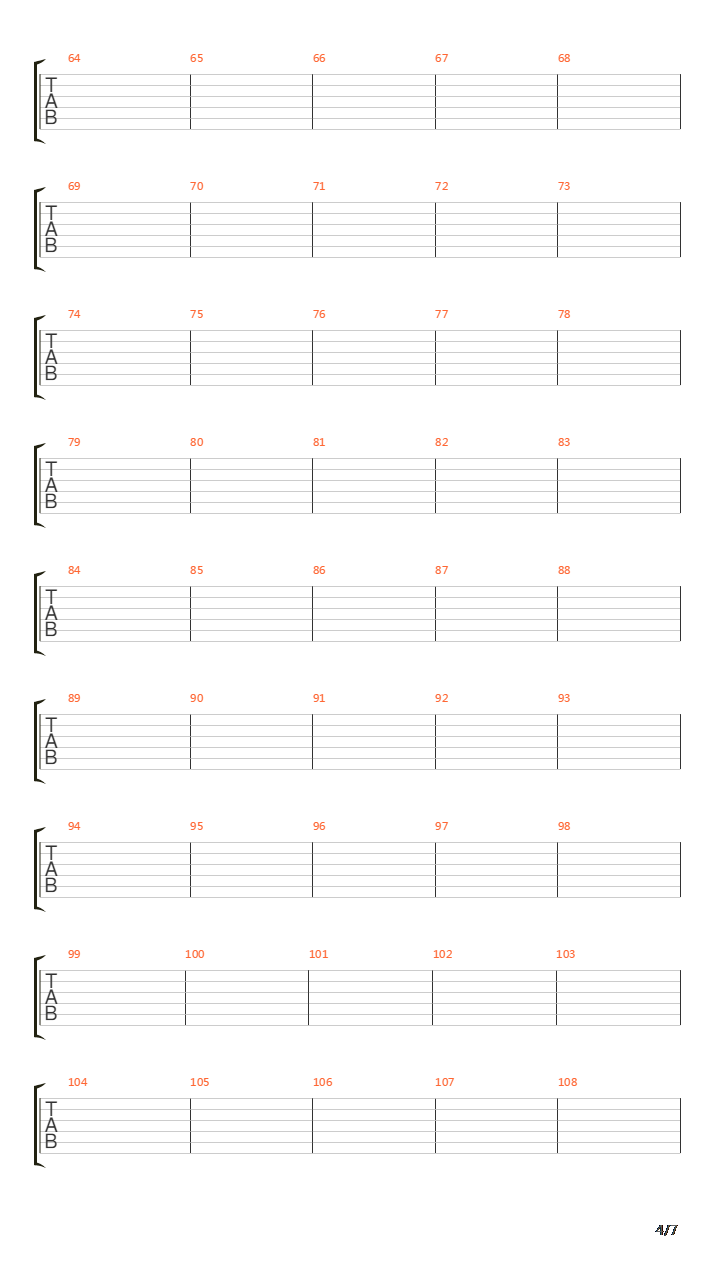 All These Things I Hate吉他谱