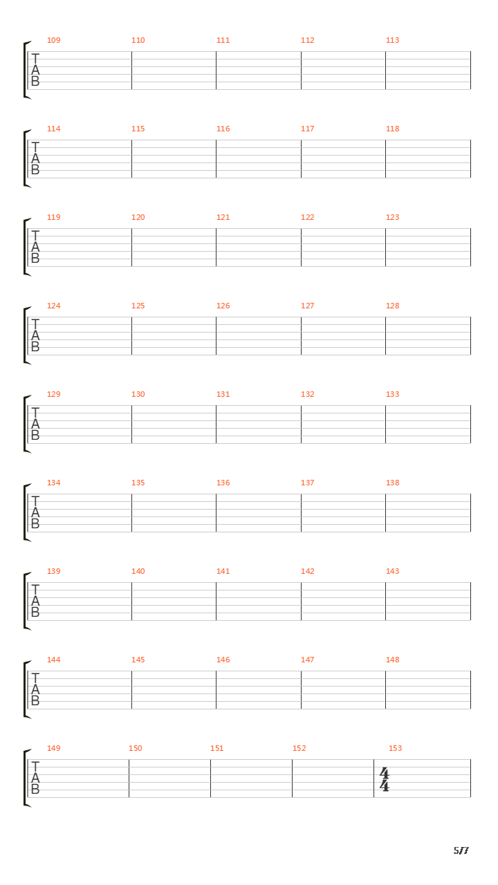 All These Things I Hate吉他谱