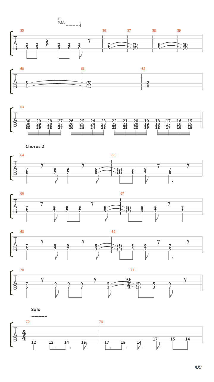 No Easy Way Out吉他谱