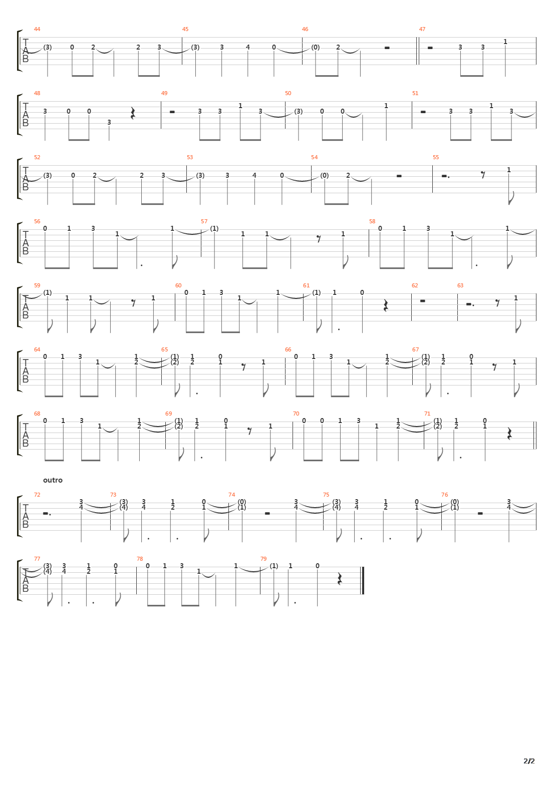 Carnival吉他谱