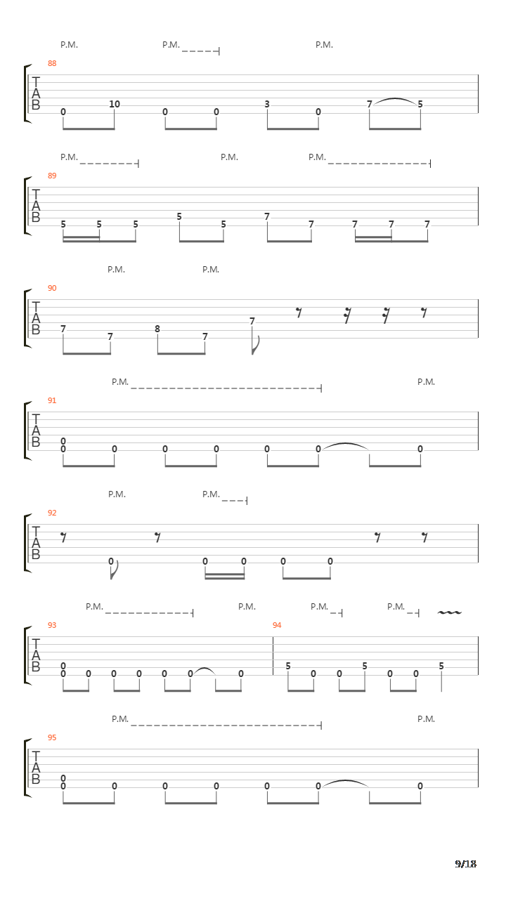 Her Bones In The Sand吉他谱