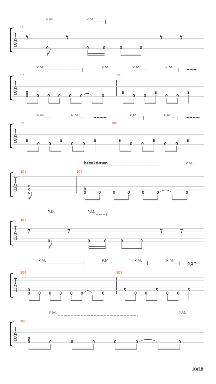 Her Bones In The Sand吉他谱