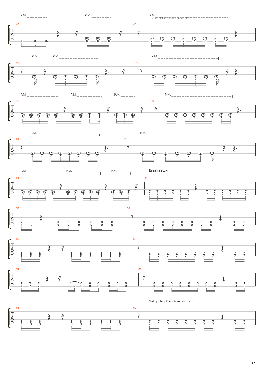 The Watcher吉他谱