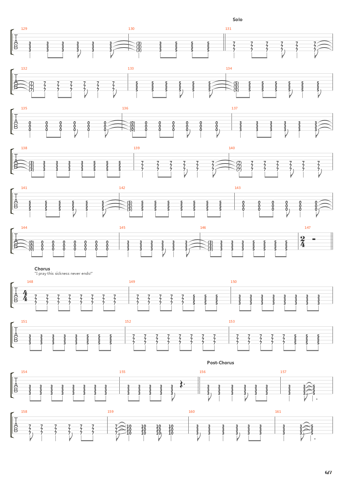 The Watcher吉他谱