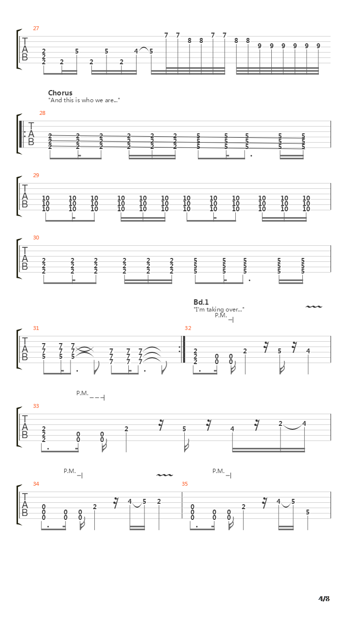 The Westarn Front吉他谱