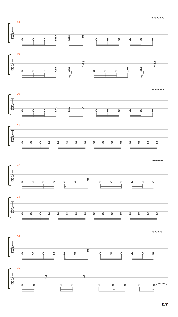 Twelfth Stroke Of Midnight吉他谱