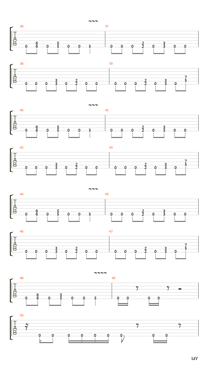 Twelfth Stroke Of Midnight吉他谱