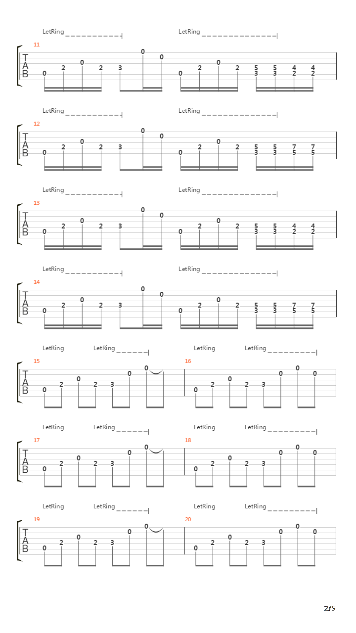 Nr Himmelen Klarner吉他谱