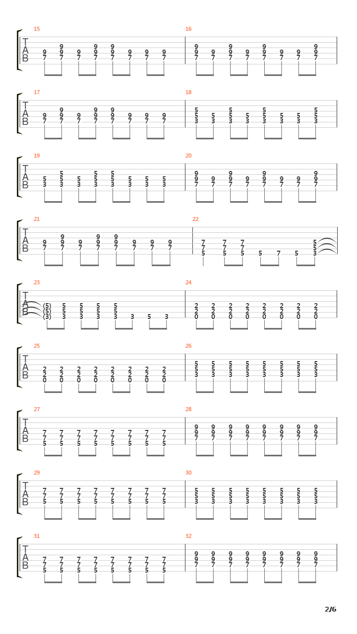 The Sound Of Winter吉他谱
