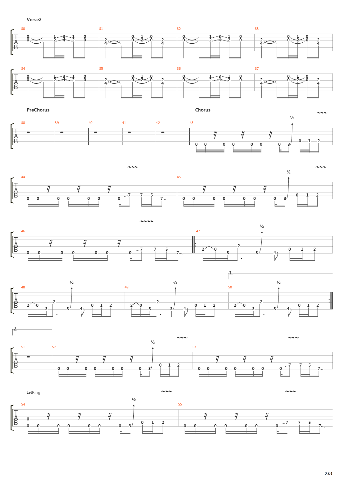 The Distance吉他谱