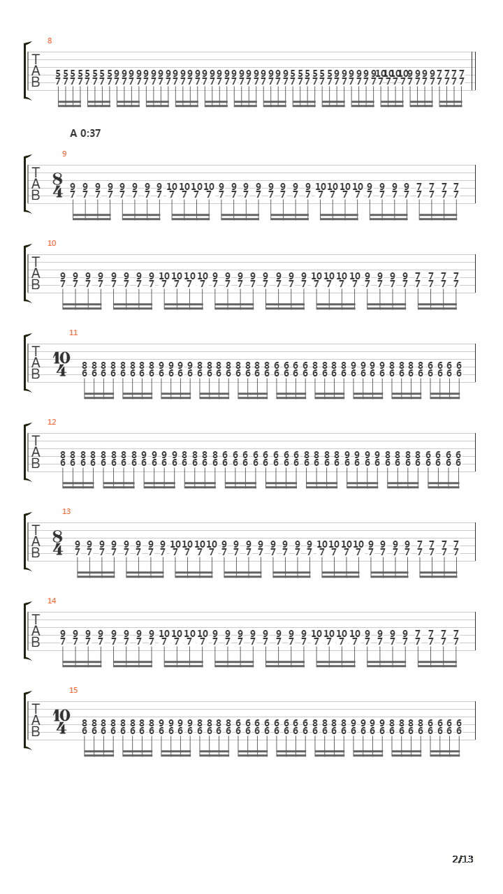 The Awakening Of The Dormant Fiancee吉他谱