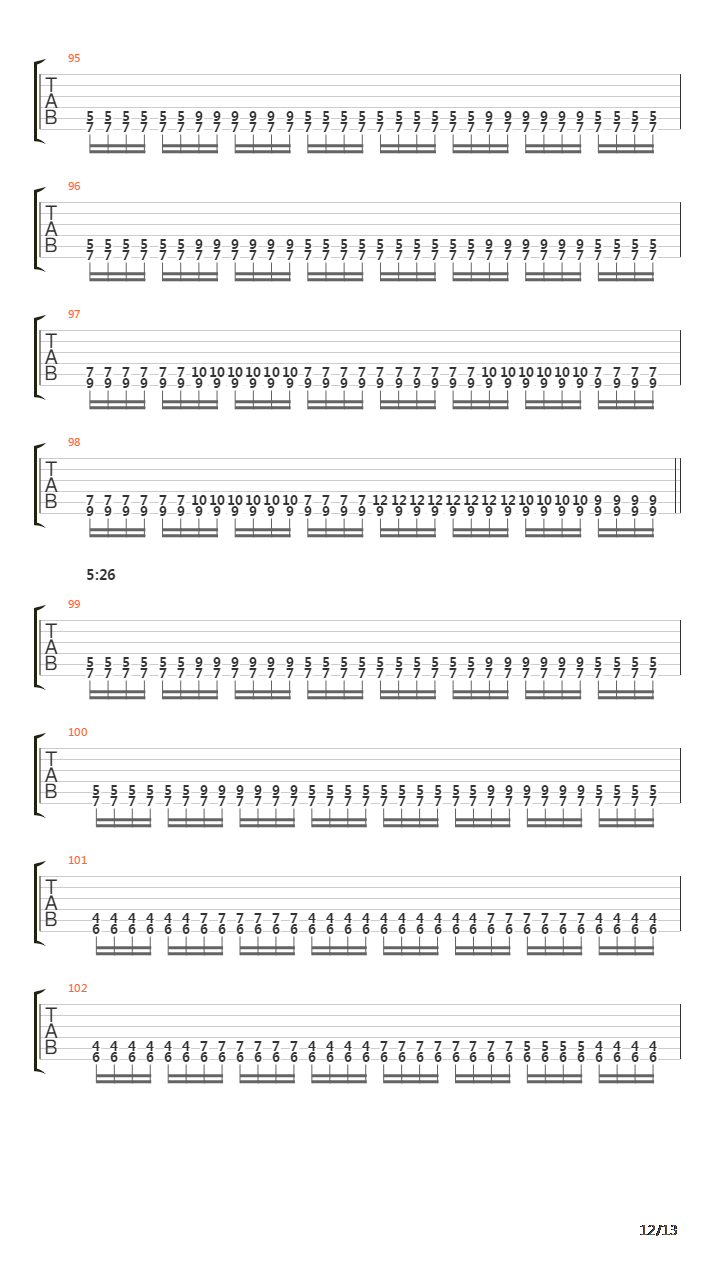 The Awakening Of The Dormant Fiancee吉他谱