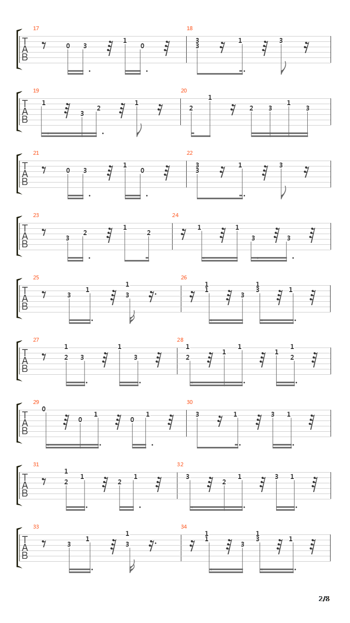 Pajarico吉他谱