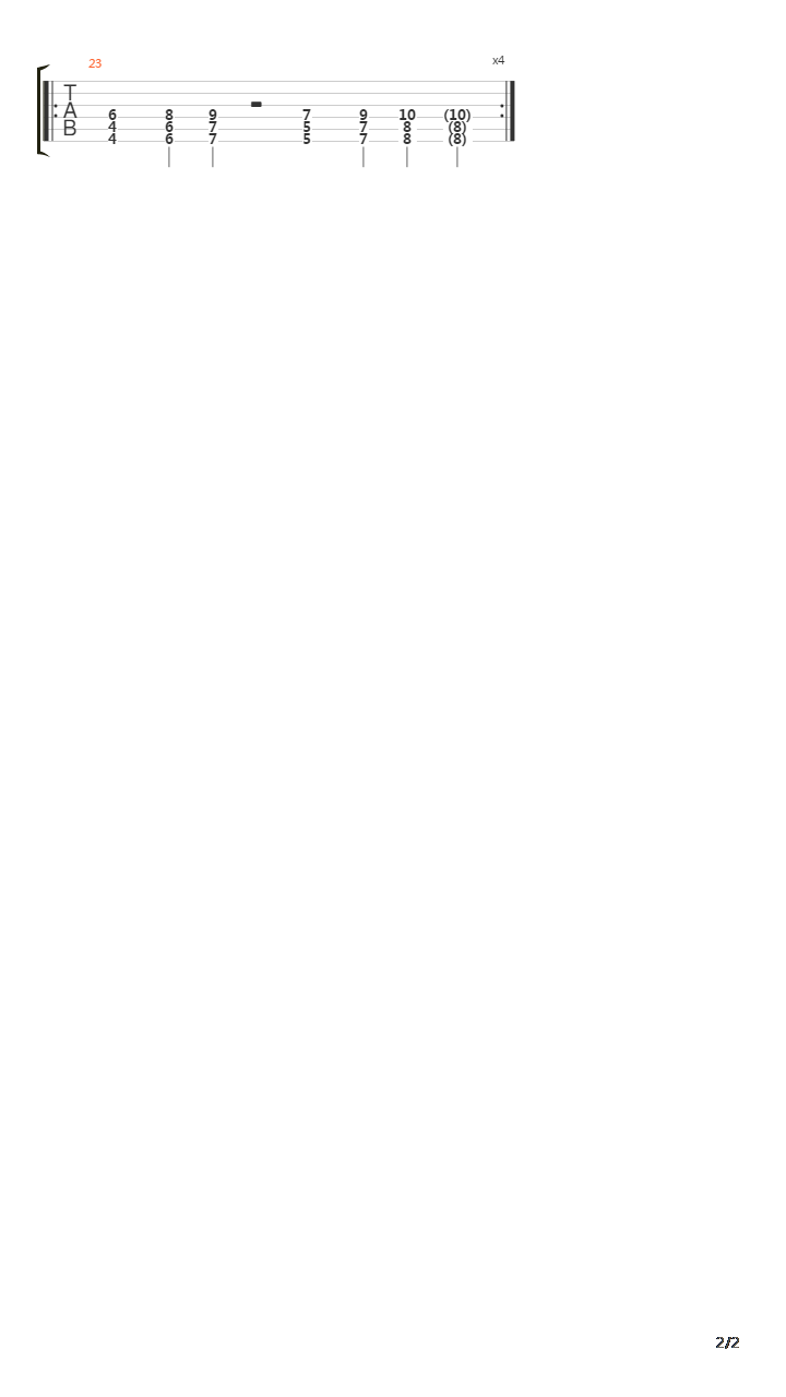 Molting吉他谱