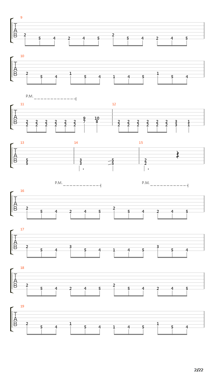 March Of The Puritan吉他谱