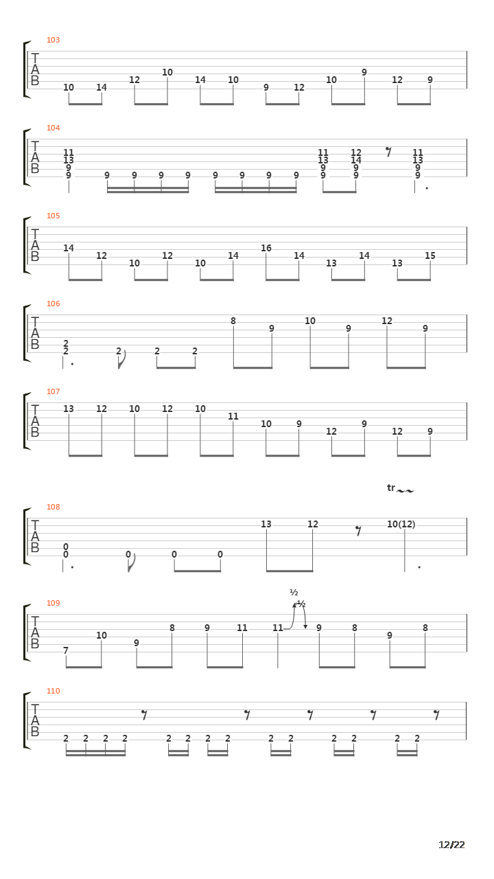 March Of The Puritan吉他谱