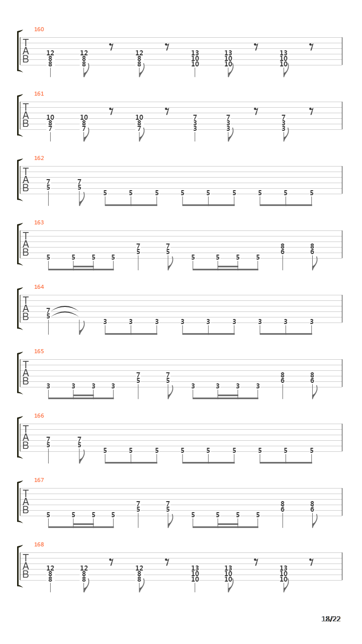 March Of The Puritan吉他谱