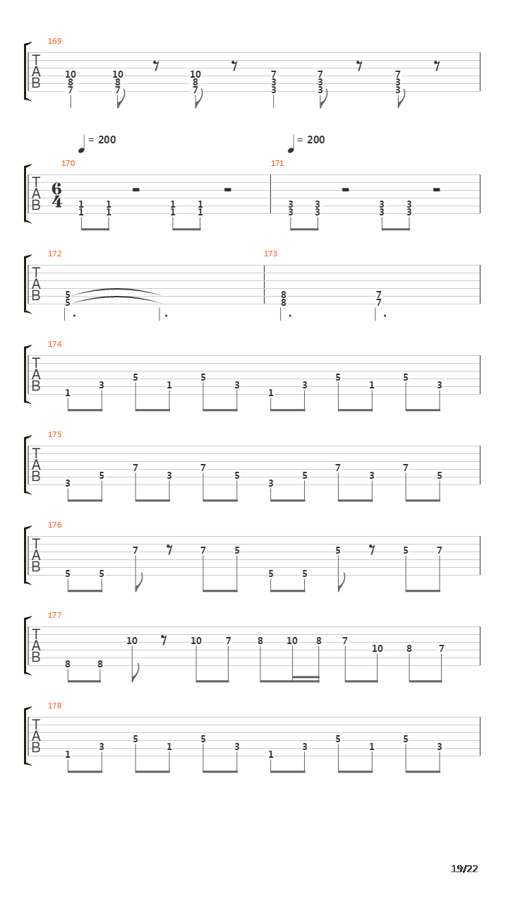 March Of The Puritan吉他谱