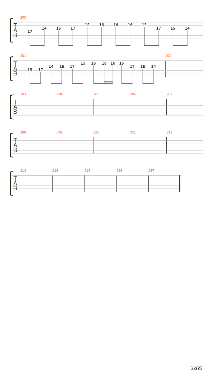 March Of The Puritan吉他谱