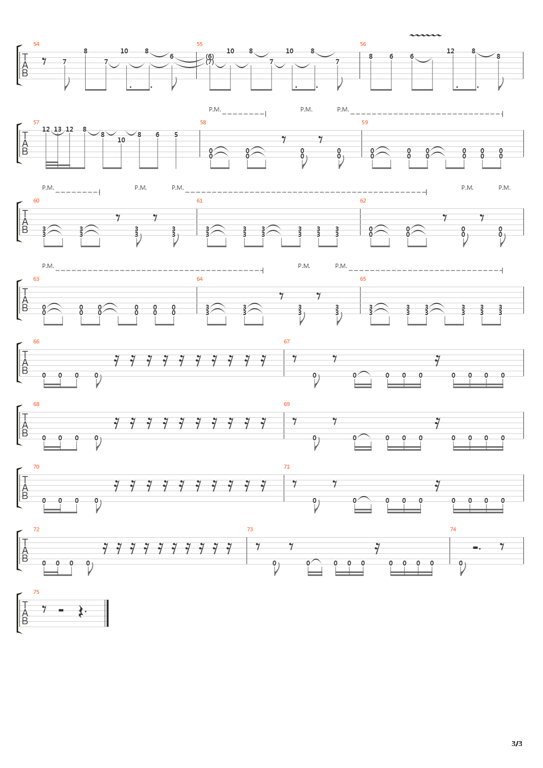 Elysium (6 String)吉他谱