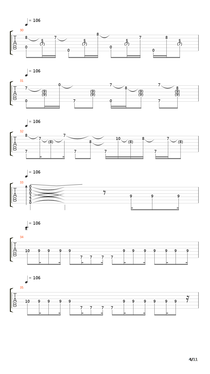 Ochi Chornye吉他谱