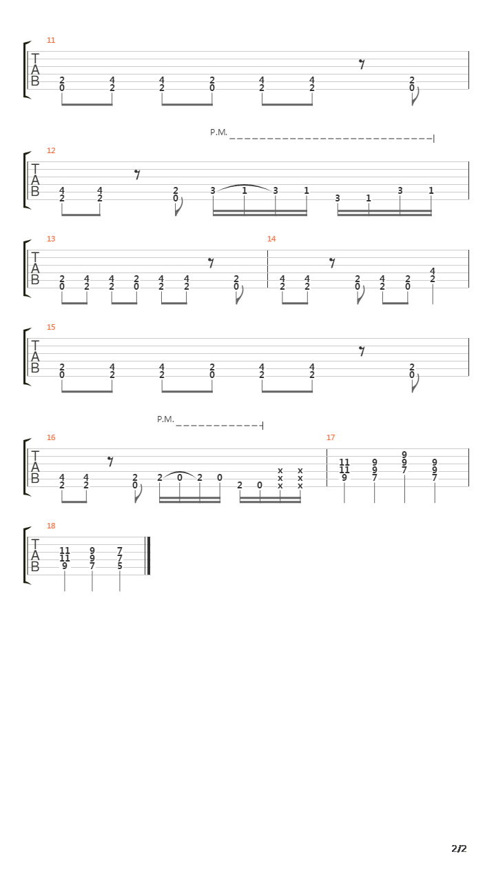 Done With Everything, Die For Nothing Intro吉他谱