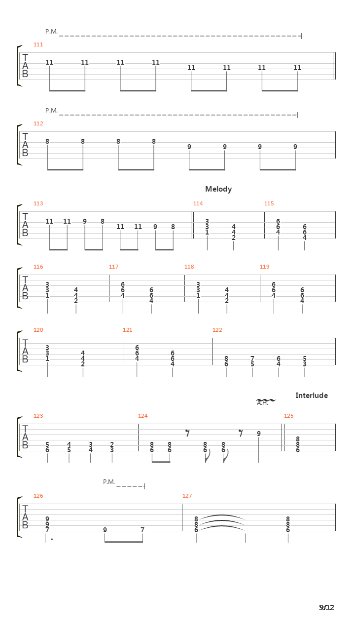 Northern Comfort吉他谱