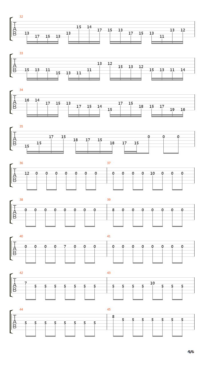 Passage To The Reaper吉他谱