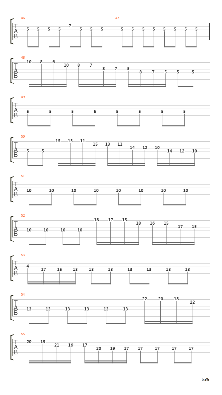 Passage To The Reaper吉他谱