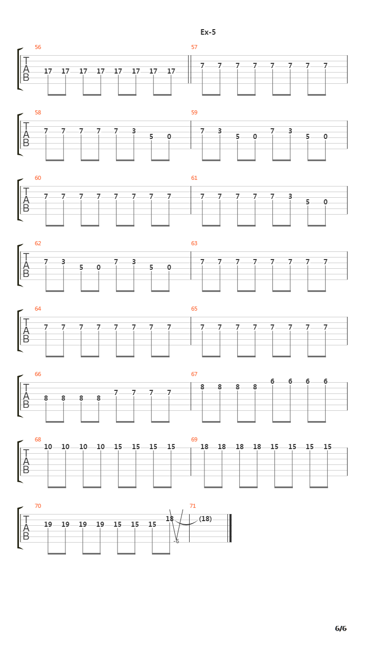 Passage To The Reaper吉他谱