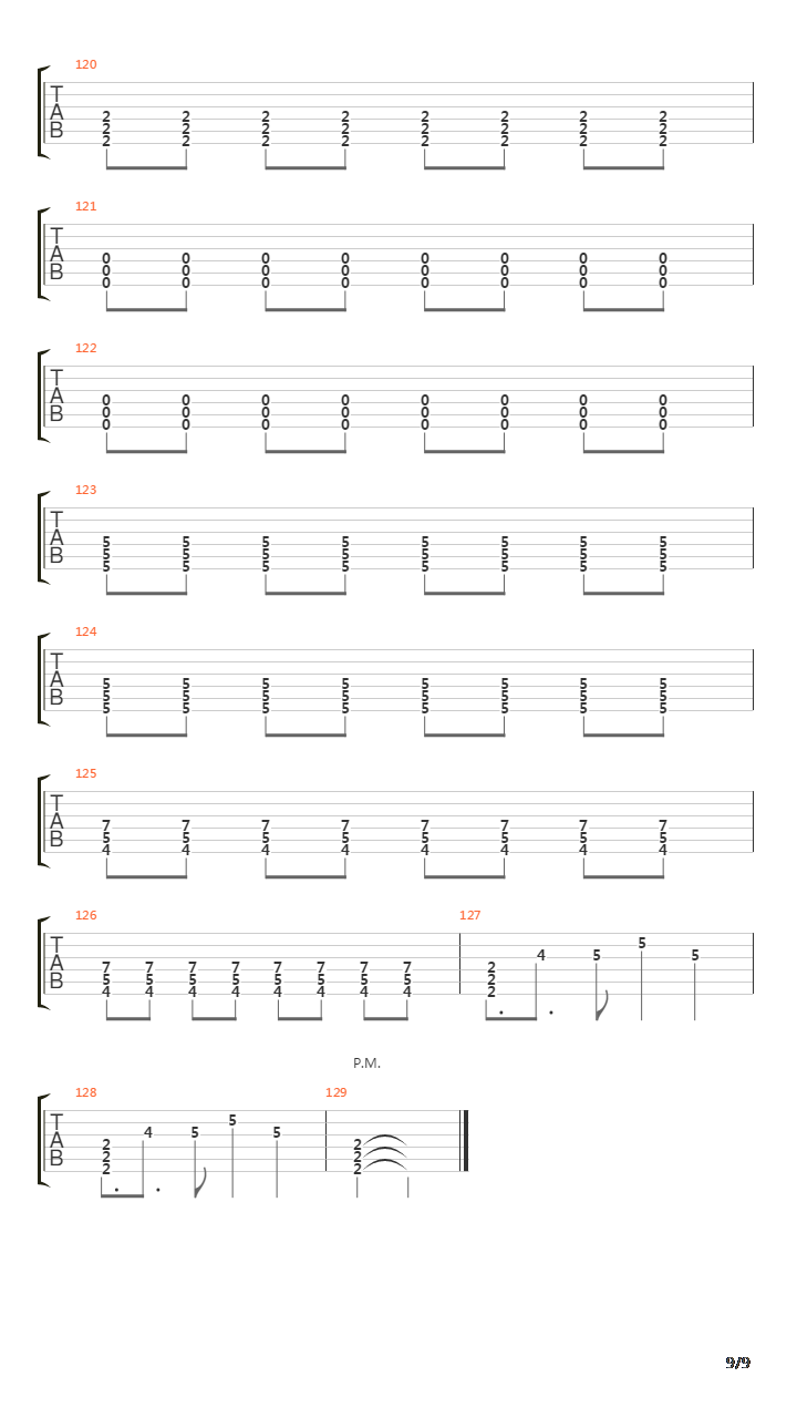 Song For The Bronken吉他谱