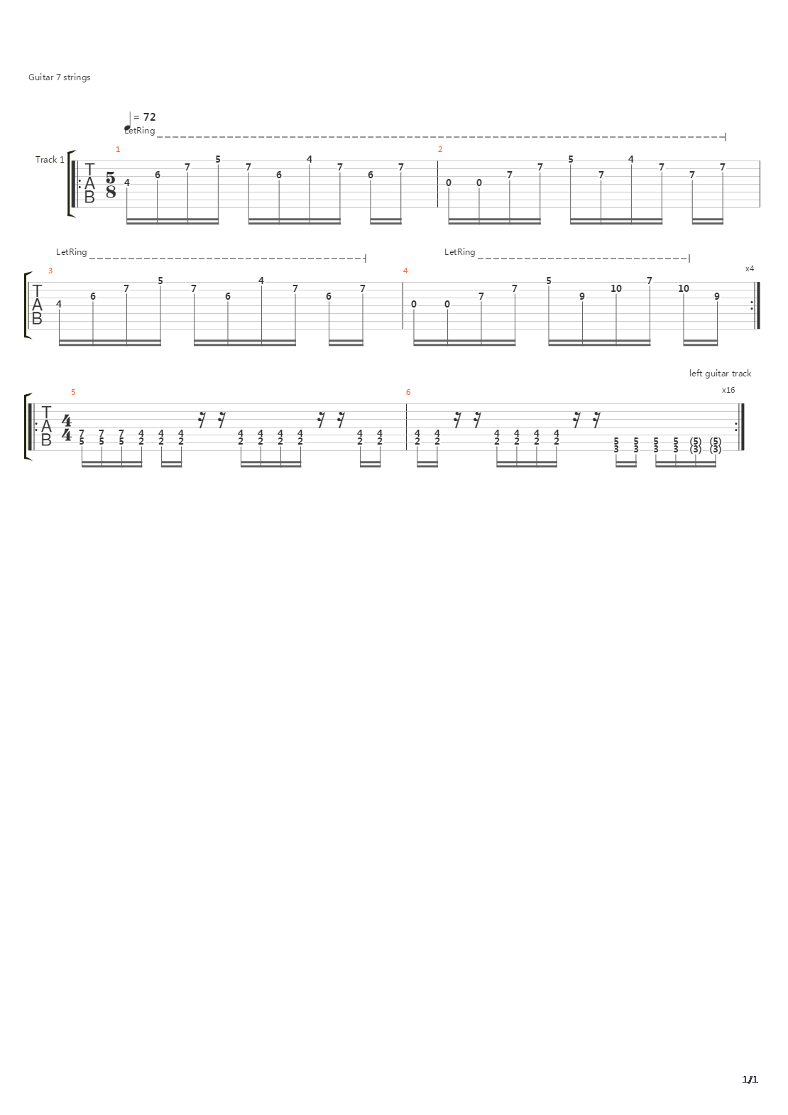 Seattle吉他谱