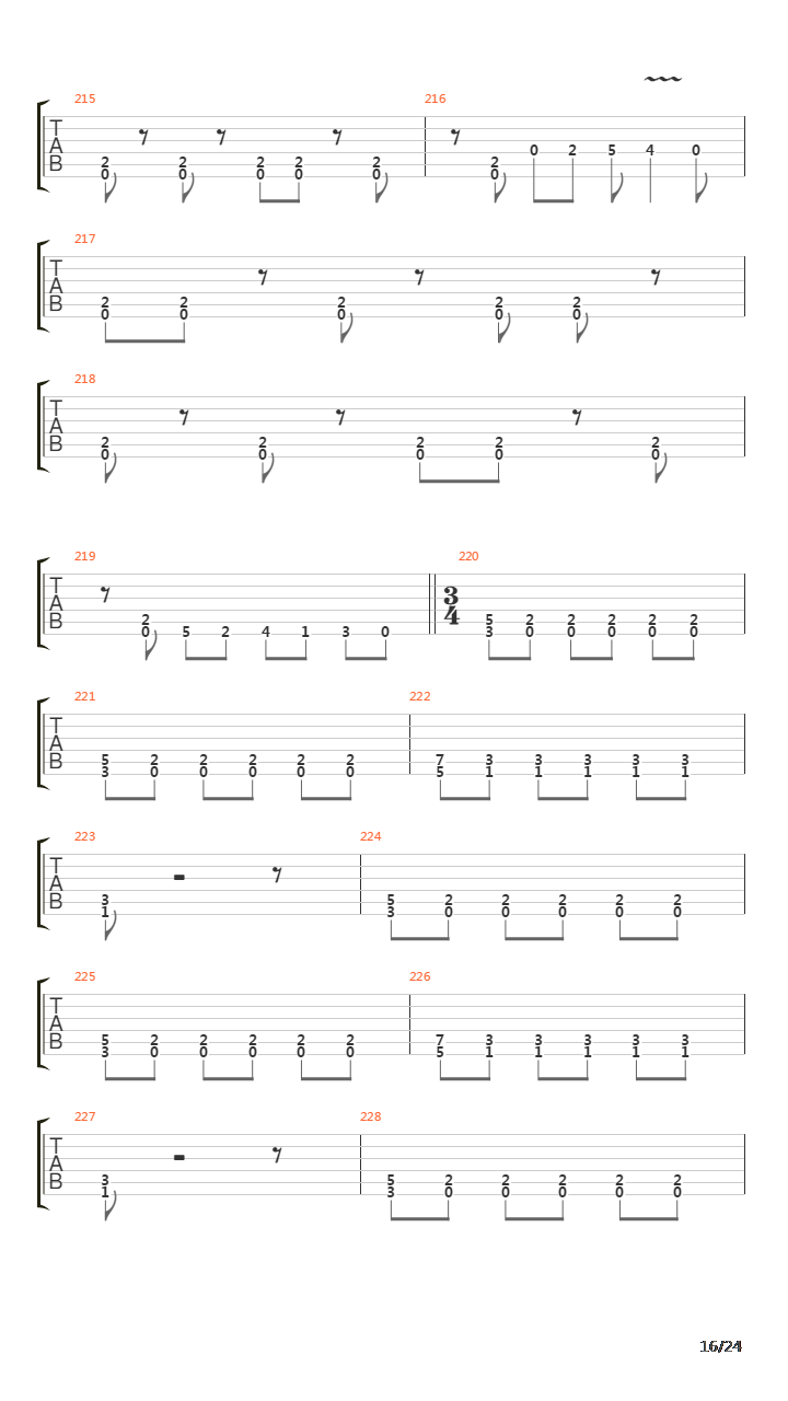 Kaikkivaltias吉他谱