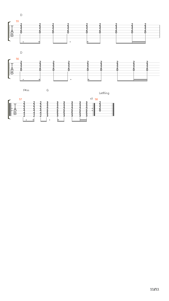 Auf Kredit吉他谱