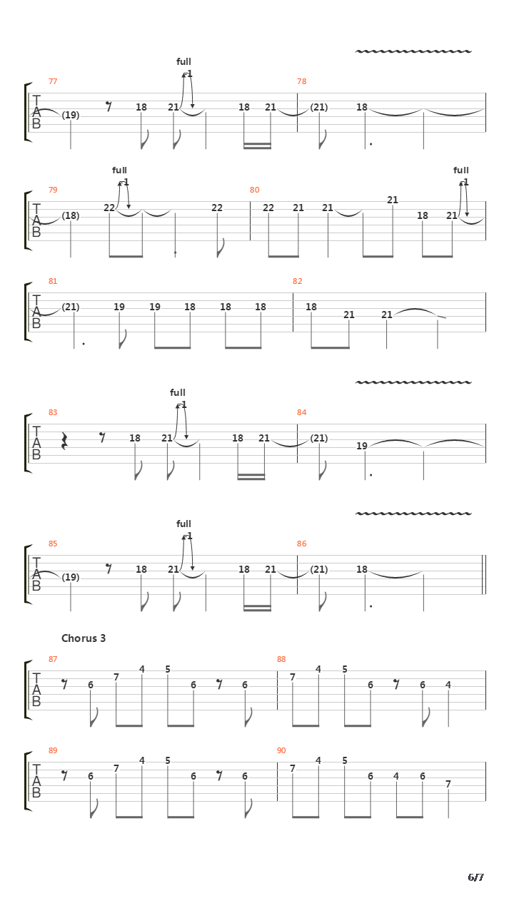 Far吉他谱