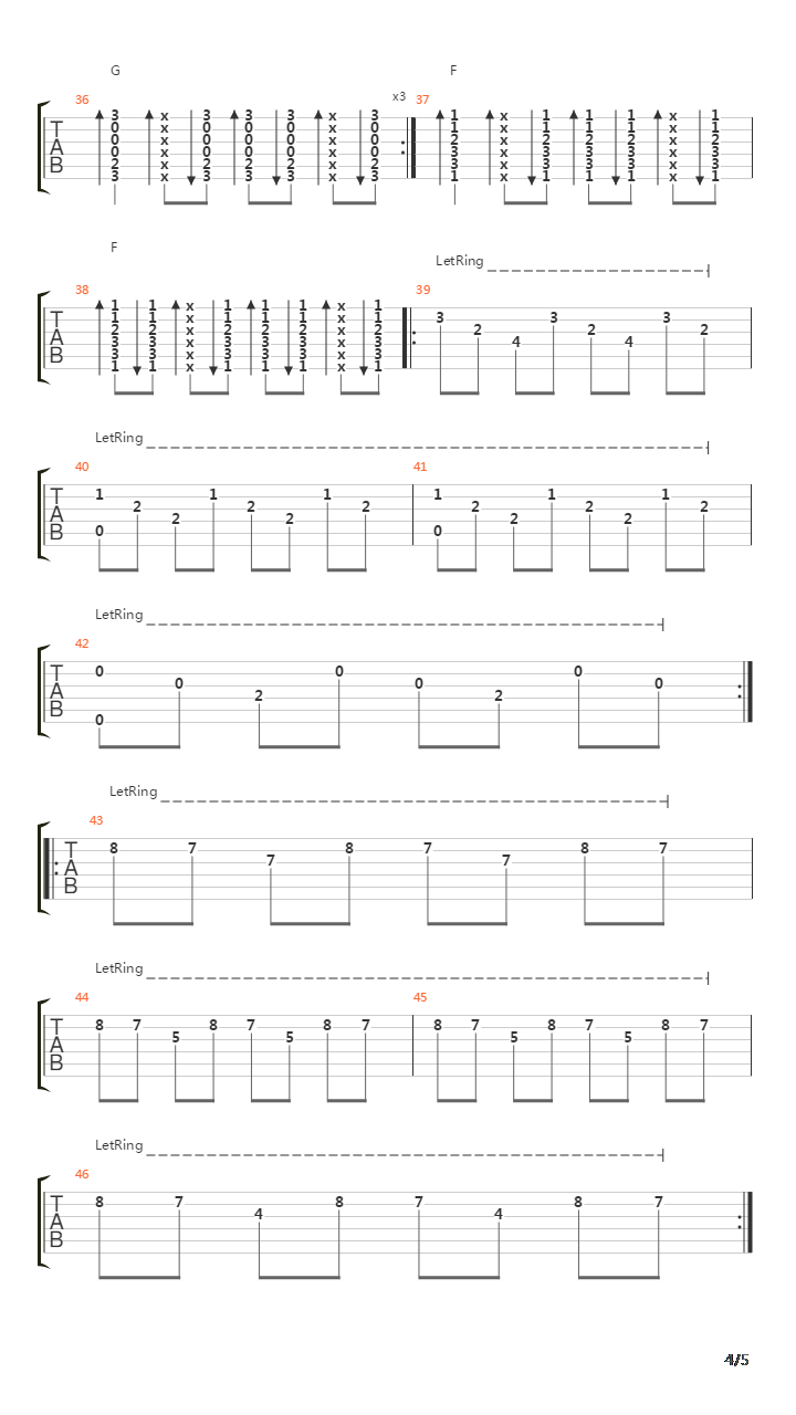 Clock´S (Versión Acústica)吉他谱