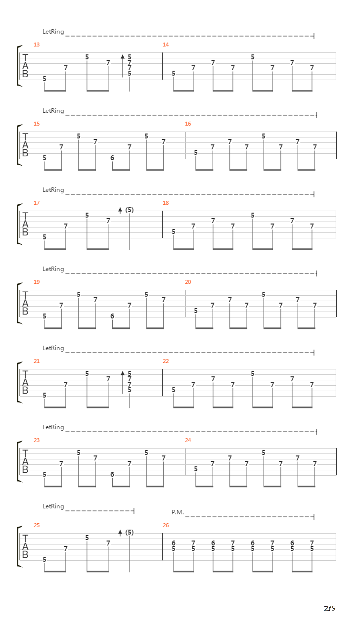 Deja V V1吉他谱