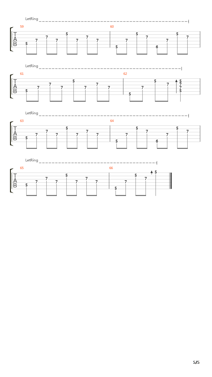 Deja V V1吉他谱