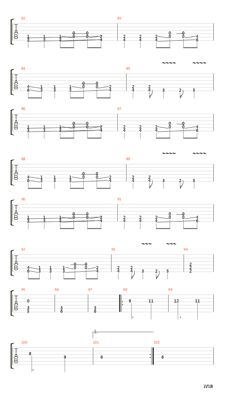 Nemesis 2吉他谱