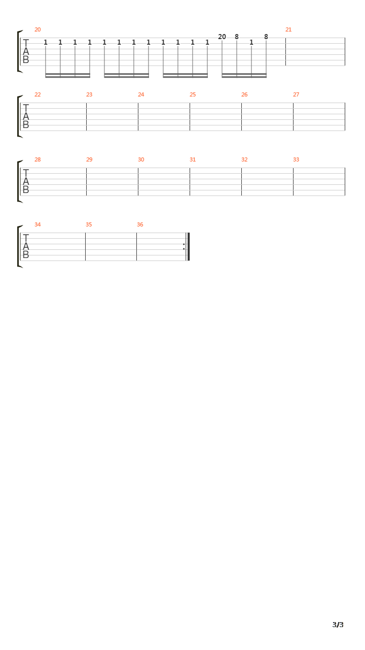 魂斗罗(Contra) - JB303吉他谱