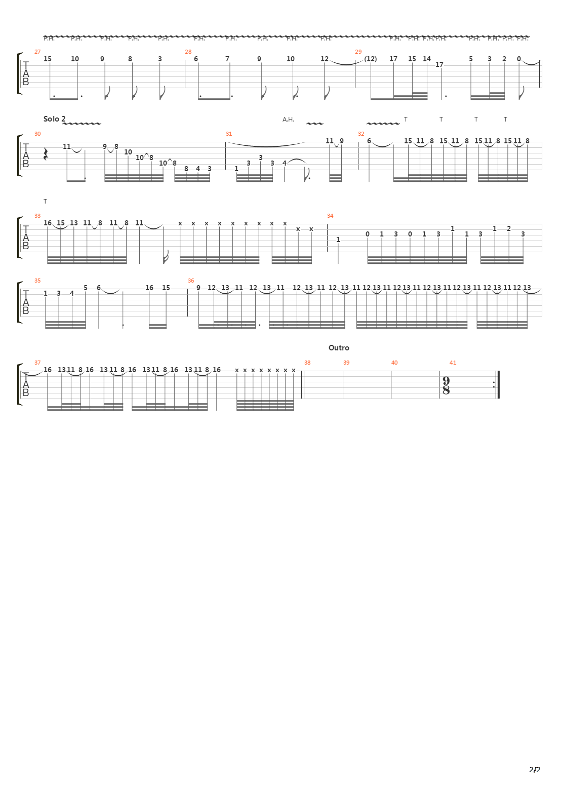 魂斗罗(Contra) - Last Springsteen吉他谱