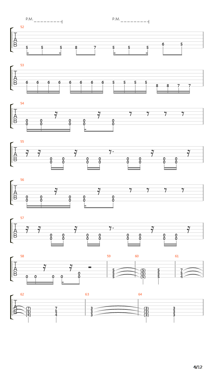 Menace吉他谱