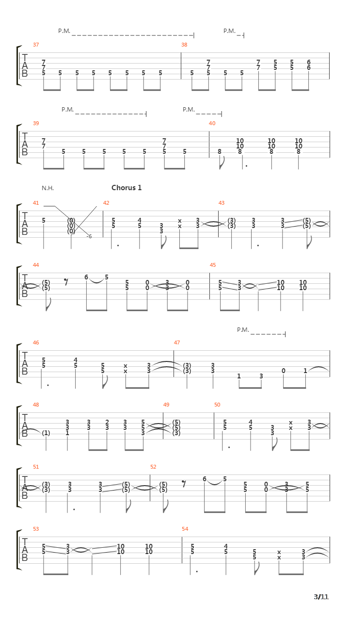 In The Lead吉他谱