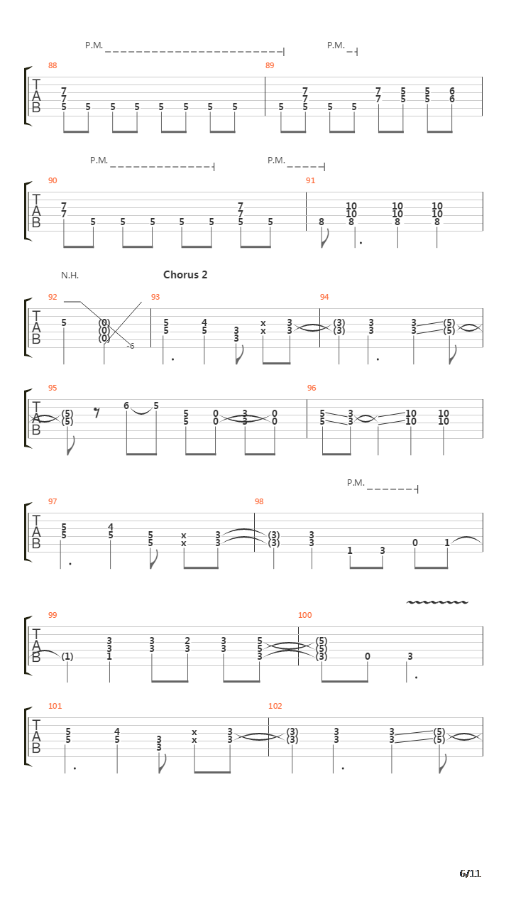 In The Lead吉他谱