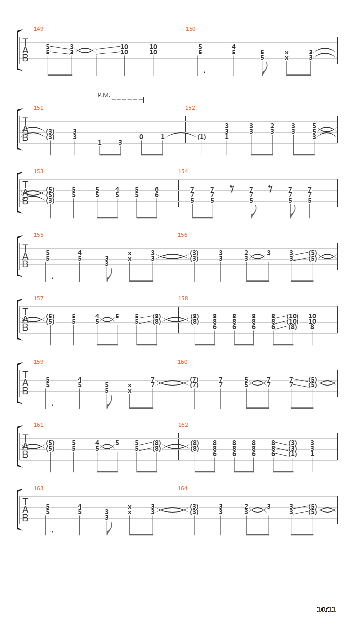In The Lead吉他谱