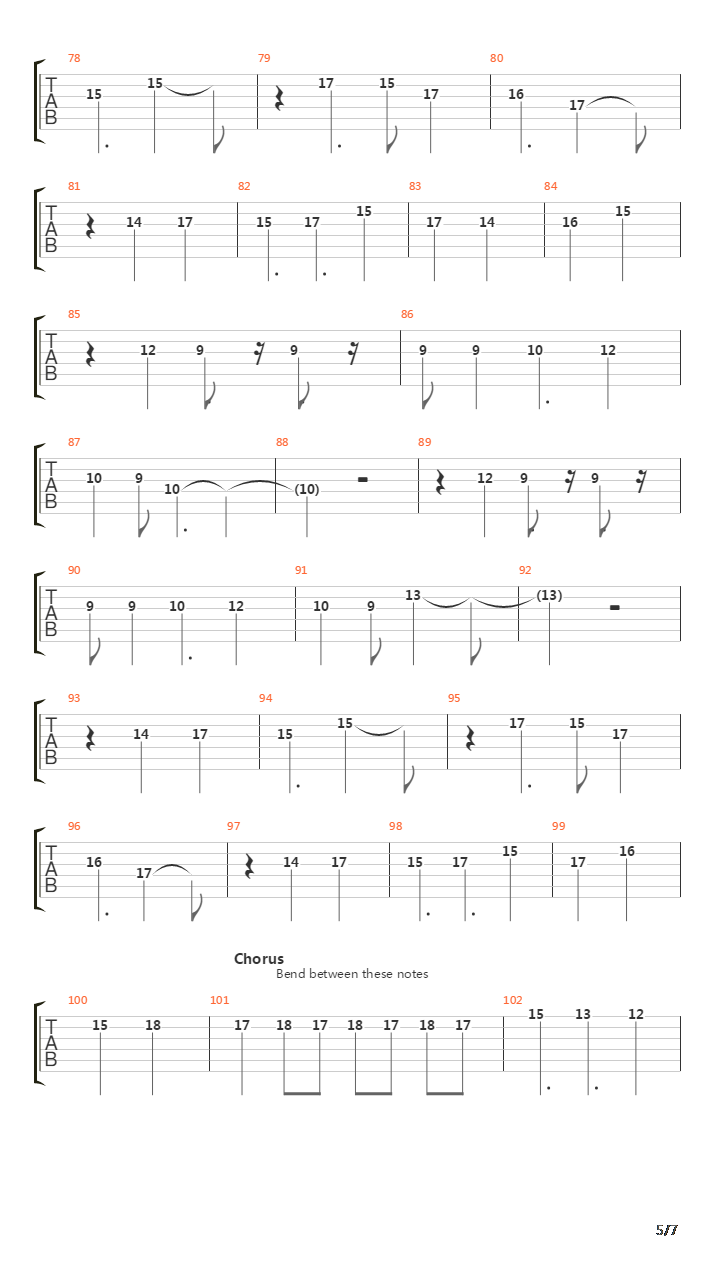 Metal Harbour - One Guitar吉他谱