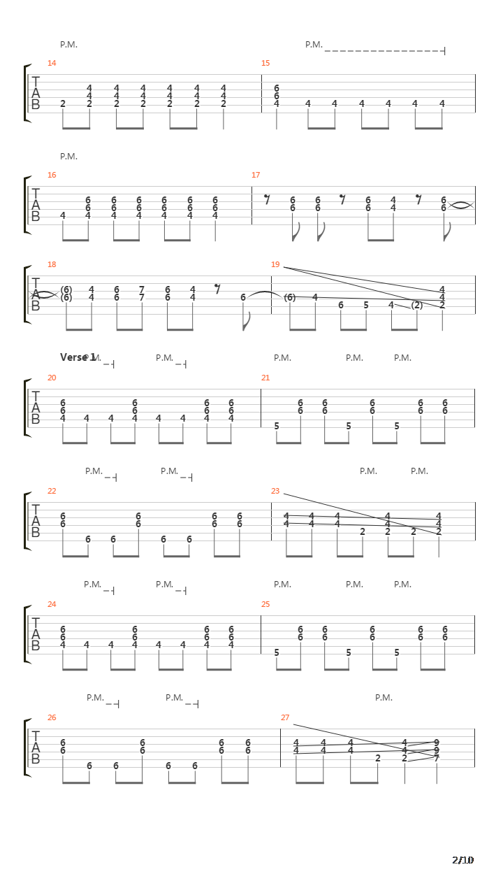 Never Turn Back吉他谱