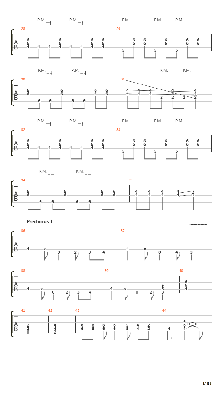 Never Turn Back吉他谱