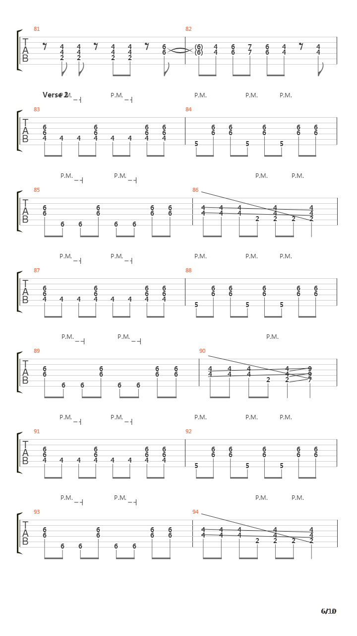 Never Turn Back吉他谱