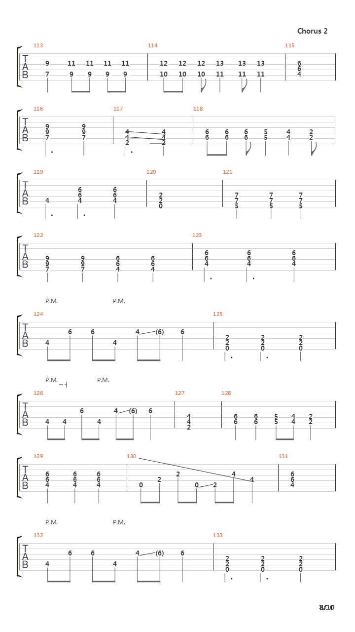 Never Turn Back吉他谱